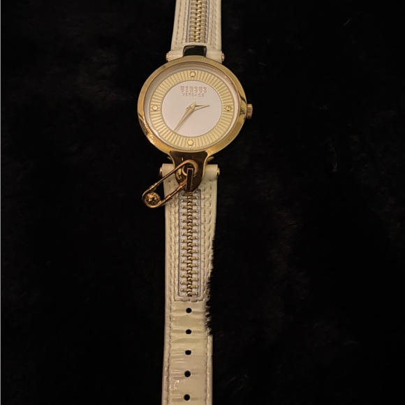 Versus Versace Gold and White Women\'s Watch